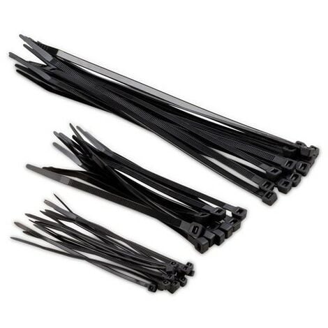 290 x 4,8 résistant aux UV Heidemann Nylon-Serre-câbles 100st SB noir