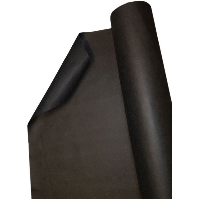 50 m x 1 m feutre de paillage anti-mauvaises herbes stable aux uv avec 2 surfaces, film de paillage, toile de paillage pes/pp