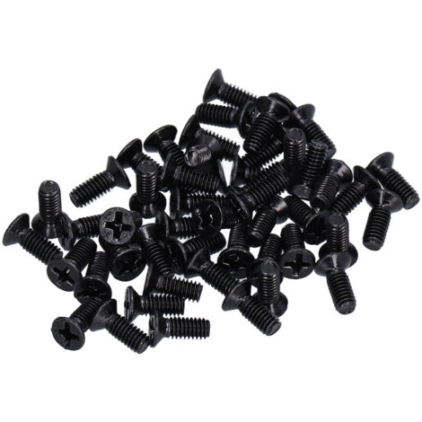 50 M4 A2-70 Phillips-Flachkopfschrauben mit Senkkopf für Reparatur und Wartung, 50er-Packung M4x10