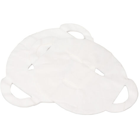 50 Masques Visage Jetables Précoupés, Attaches Oreilles Confortables, Soin Peau Maison ou Salon Professionnel