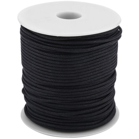 50-Meter-Spule für Harpunen - 2 mm ultrastarke und langlebige Schnur (Schwarz)