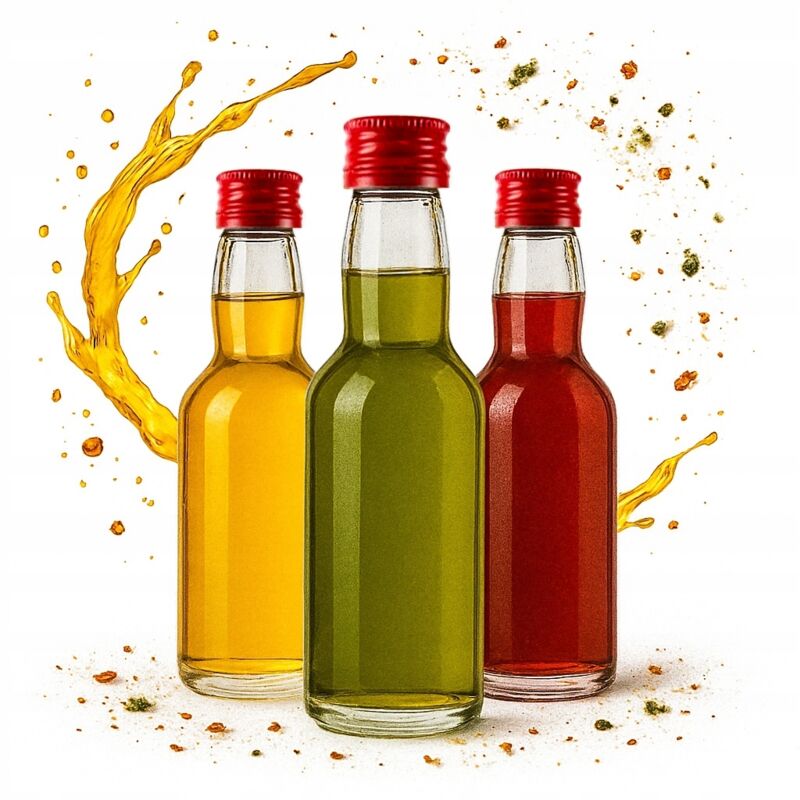 50 mini-bouteilles en verre MONOPOLY de 40 ml, idéales pour offrir en cadeau.