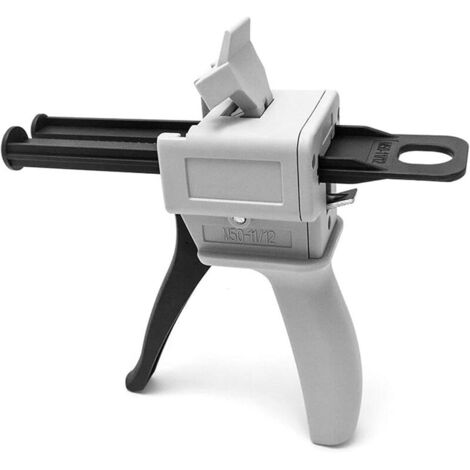 50 ml de colle époxy pour pistolet à colle, mélange 1:1 et 2:1, pistolet à cartouche, pistolet à colle, pistolet époxy, applicateur pour mélange