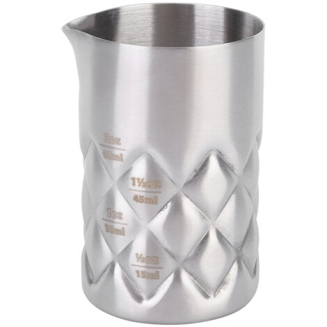 50-ml-Messbecher aus Edelstahl für Kaffee, Milch, Bier und Cocktails
