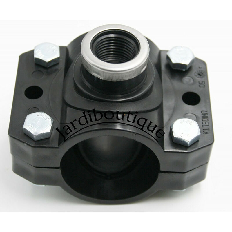 

Ø 50 mm 1/2 collarín de soporte reforzado - 4 tornillos de sujeción
