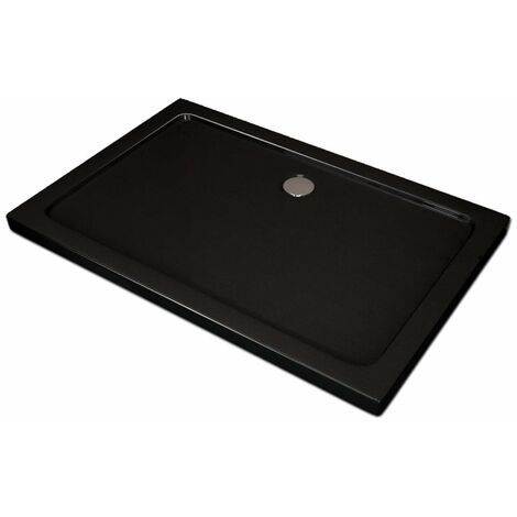 50 mm Duschtasse 140 x 90 cm (schwarz)