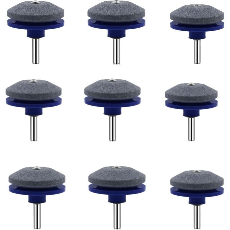 Image of Ymyny - 50 mm Klingenschärfer plus Universal-Rasenmäher-Klingenschärfer (9 Stück) mumu