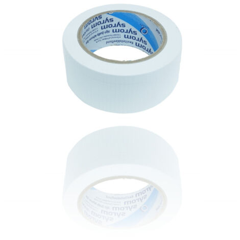 50 Mm X 25 M De Ruban Adhésif En Toile Blanche Scellant Les Paquets De Réparation