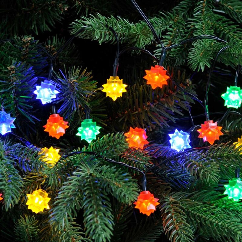 Image of 50 Multi Colour Diamond Christmas String&hellip;