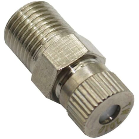 50 Pcs 1/8 Inch Pressure Copper Misting Nozzles for Garden Cooling and Irrigation AntiDrip Design