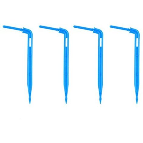 50 pcs Bend Arrow Dripper émetteur kit d'irrigation pour serre Jardin Fixations -