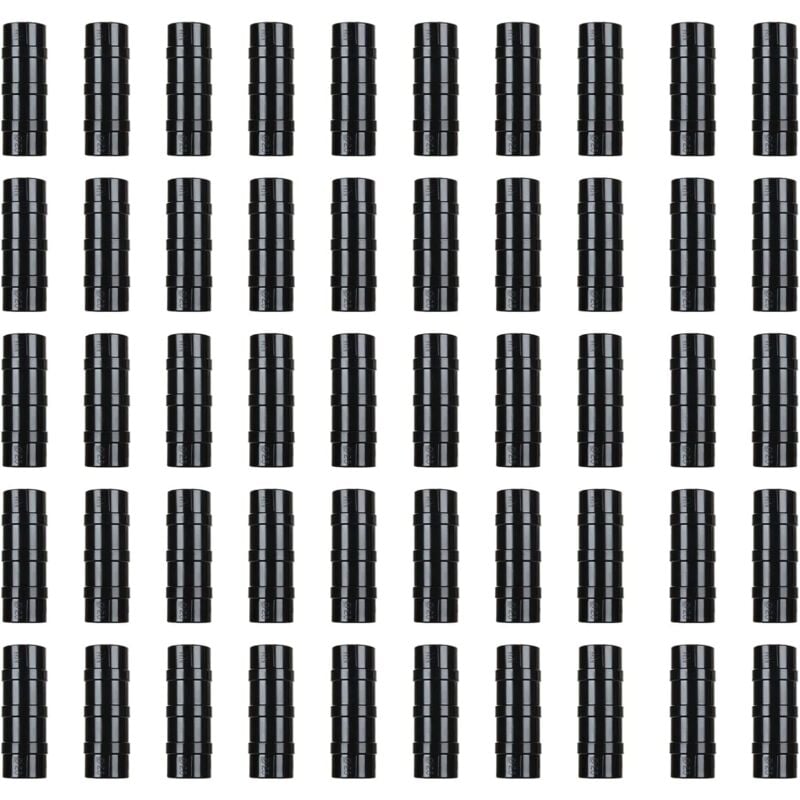 Aougo - 50 pcs Clip de Film de Serre, 25 mm Serre Clip Film Clamp Kit pour Plastique, Clips de Fixation pour Film de Serre, Filet Anti-insectes,