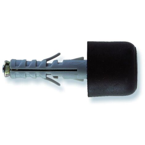 50 pcs Fischer fiches en nylon SB9 / 11 avec butA e de porte en PVC noir