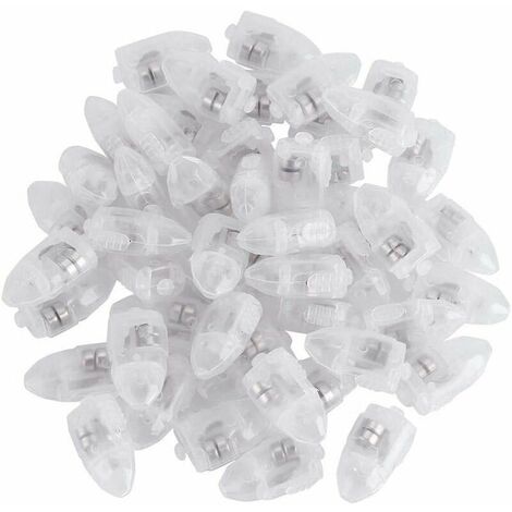 50 PCS LED Blanche Flash Lampe Boule Ballon Lumière Long Temps D'Attente Pour Lampion Ballon Light Party Décor De Mariage