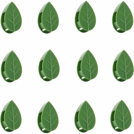50 Pcs Plante Mur Escalade Clip Vert Vigne Clip Invisible Plante Clips Plante Escalade Fixation Clips Plante Mur Clips Vigne Crochets pour Jardinage Plante Support Fixation