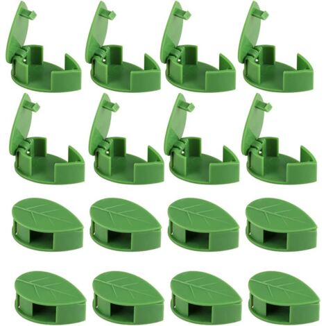 50 pezzi clip di supporto per piante rampicanti, clip autoadesiva per piante rampicanti per piante rampicanti da parete per la casa