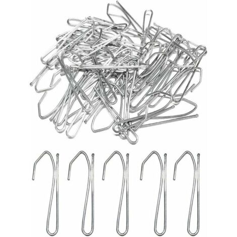 50 pezzi ganci in metallo anelli per tenda da doccia per tenda da porta e tenda da doccia (argento)