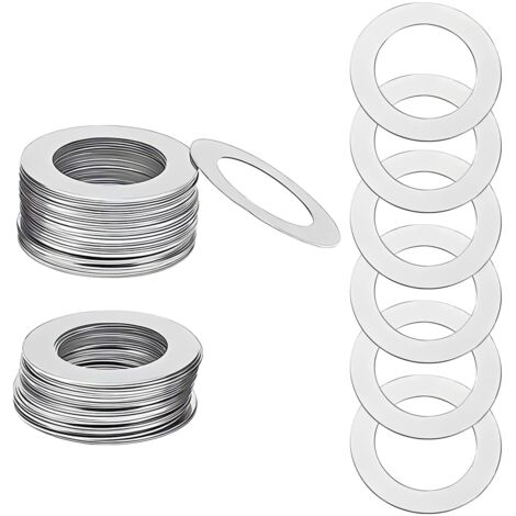 50 pezzi M4 Rondelle Penny Rondelle piatte, rondelle in acciaio inossidabile 304, rondelle di riparazione per viti e dadi, 4x8x0,2 mm