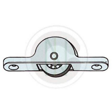 50 piA ces Chariot cimentA  OMGE avec roue pour portes coulissantes diamA tre 18 mm