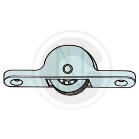 50 piA ces Chariot cimentA  OMGE avec roue pour portes coulissantes diamA tre 24 mm