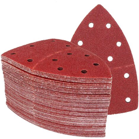 │ 50 pièces │ 11 trous │ 105 x 152 mm │ grain 100 │ pour ponceuses multiples │ Feuilles Abrasives │ Papier Abrasif