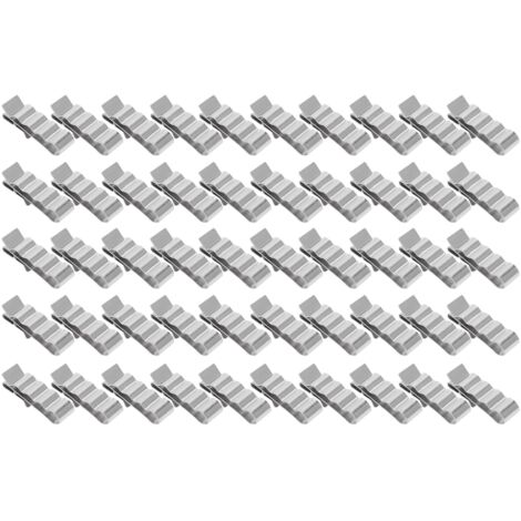 50 Pièces Attaches Câbles Inox 304 pour Panneaux Solaires Photovoltaïques - Fixation Fils