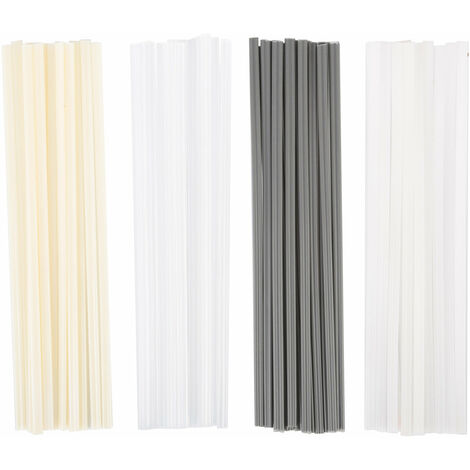 50 pièces baguettes de soudage en plastique ABS/PP/PVC/PE baguettes de soudage pour pare-chocs de voiture pistolet de soudage en plastique/pistolet à air chaud
