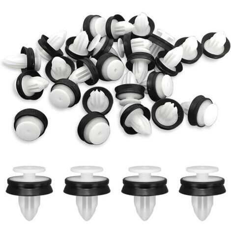 50 Pièces Clips Fixation Pour Intérieur Voiture, Clips De Fixation Voiture Pour Pare-Chocs, Clips Garniture Intérieure Porte En Plastique, Robuste Et Durable Clip De Fixation Pour Panneau