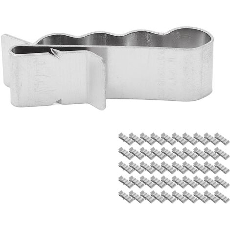 50 Pièces Colliers Serre-Câble Inox 304 pour Installation Panneaux Solaires - Fixation Câbles Photovoltaïques