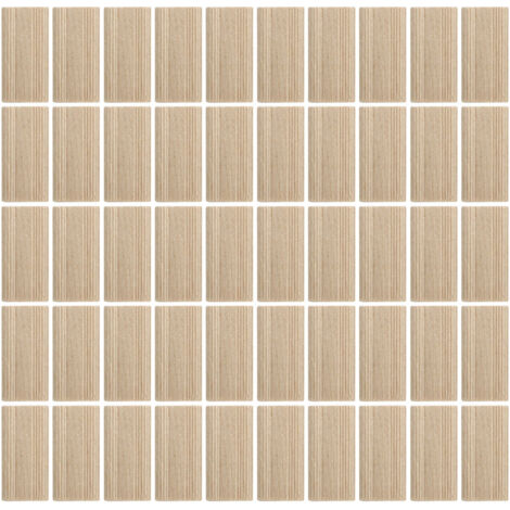 50 Pièces Domino en Hêtre pour Assemblage de Meubles, Connecteur de Raccordement Bois