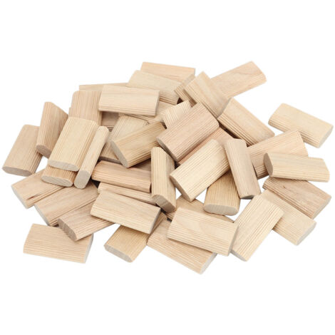 50 pièces Domino Tenon en bois de hêtre 8 x 40 mm Tenons mobiles Accessoire pour le travail du bois pour le positionnement