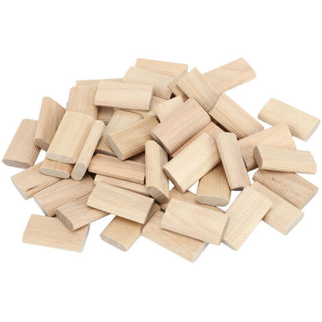 50 pièces Domino Tenon en bois de hêtre 8 x 40 mm Tenons mobiles Accessoire pour le travail du bois pour le positionnement