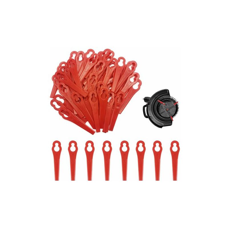 Coltelli Trimmer Florabest Lame Di Ricambio Per Tagliabordi Florabest Frta 20 A1 Confezione Da 40 - Foto 9