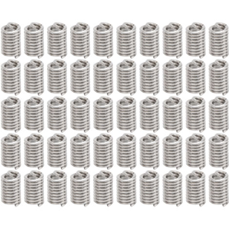 50 pièces inserts filetés métriques pour réparation et protection de vis, filetage américain 4-403D, kit boulonnerie