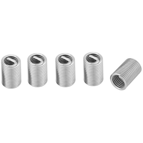 50 pièces inserts hélicoïdaux filetés en acier inoxydable SS304, longueur 3D, M6 x 1.0, pour réparation de filets