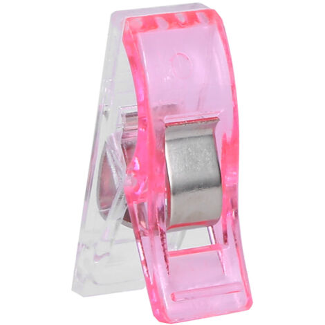 50 pièces mini pinces à ourlet rose pour couture, patchwork, tricot, crochet et loisirs créatifs