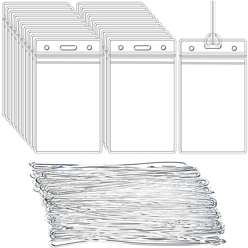 Cyslmuk - 50 Pièces porte-étiquettes de bagages Porte-étiquettes de croisière Étiquettes d'identification de bagages Porte-étiquettes de bagages avec