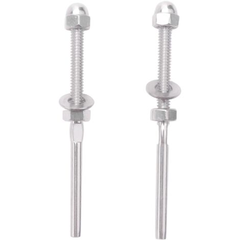 50 Pièces Serre-Câble Inoxydable pour Câble de 1/8 Pouce - Fixation Garde-Corps
