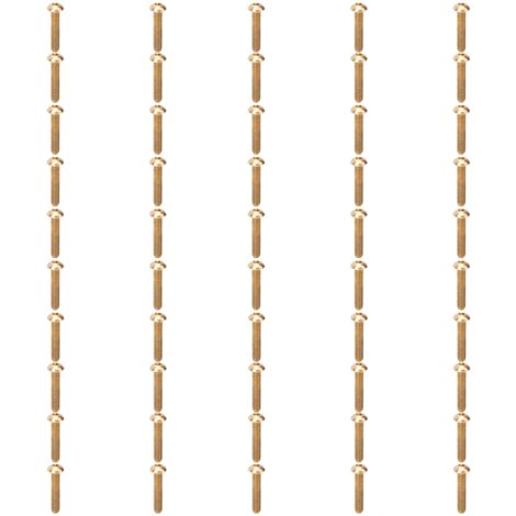 50 pièces vis à tête hexagonale creuse en cuivre, fournitures industrielles M5x25mm, quincaillerie et outils
