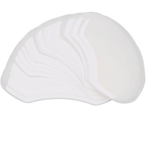 50 pièces Visière Faciale Jetable Transparente pour Maquillage et Salon de Coiffure
