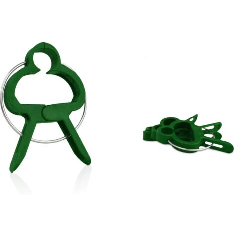 50 pinzas de jardín grandes para tomates, rosas, pepinos y otras plantas trepadoras: pinzas resistentes para asegurar plantas trepadoras
