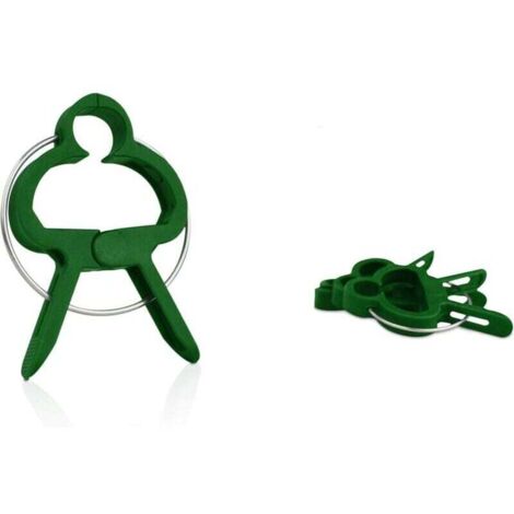 50 pinzas de jardín grandes para tomates, rosas, pepinos y otras plantas trepadoras: pinzas resistentes para asegurar plantas trepadoras.