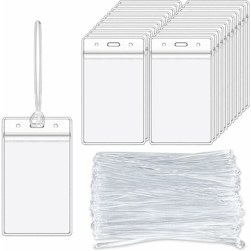 SNQ - 50 porte-étiquettes de bagages Porte-étiquettes de croisière Étiquettes d'identification de bagages Porte-étiquettes de bagages avec 100