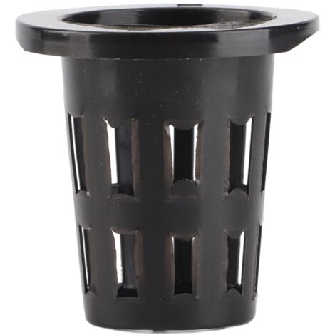 50 PP-Pflanztöpfe für Hydrokultur – Schwarze Netztöpfe, 44 x 30 x 45 x 25 mm