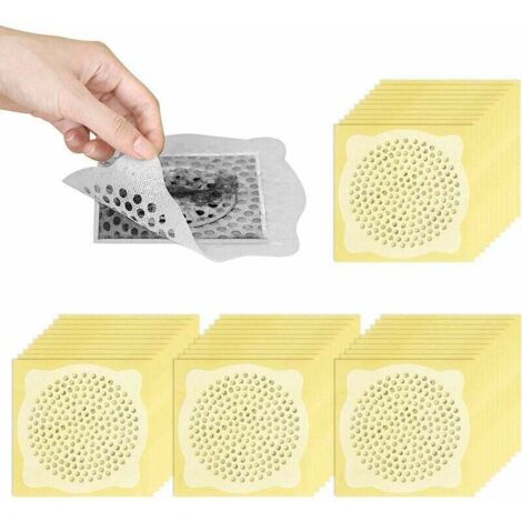 50 protectores de pelo desechables de tela no tejida para fregadero, bañera y baño - INHHUB