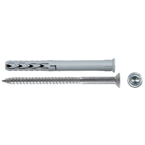 50 pz Fischer tasselli SXR-WT 6x60 mm tassello nylon con vite torx