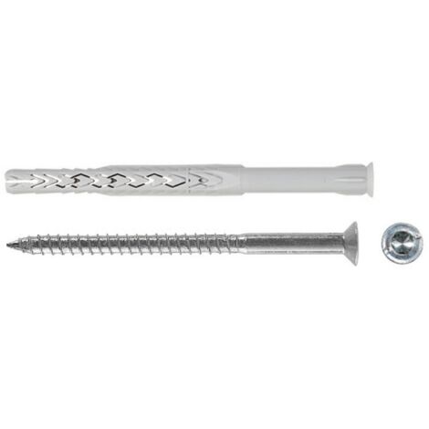 50 pz Fischer tasselli SXR-WT 8x100 mm tassello nylon con vite torx