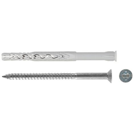 50 pz Fischer tasselli SXR-WT 8x60 mm tassello nylon con vite torx