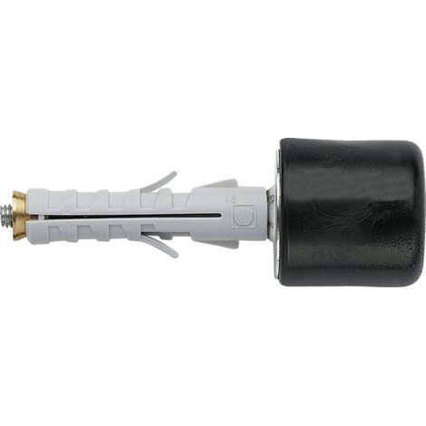 50 pz tassello Elematic ENP/FP9 con paracolpi in gomma Nero   9x40 mm