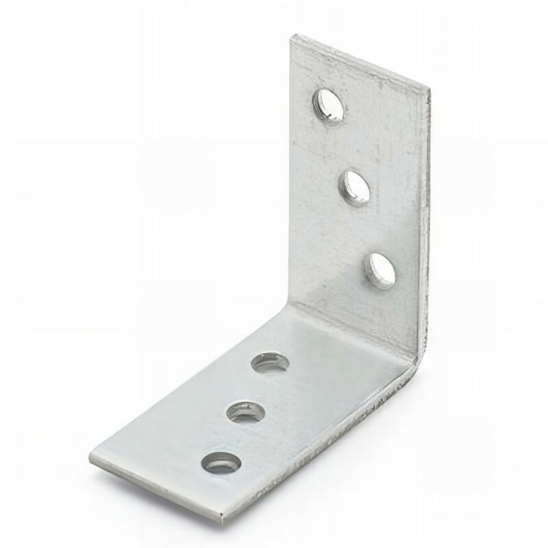 100 équerres galvanisées à chaud, d'assemblage, perforée, trous même taille 40 x 40 x 20 mm - SCEI040402 Index